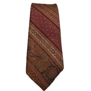 Ralph Lauren Paisley Tie - Red and Brown